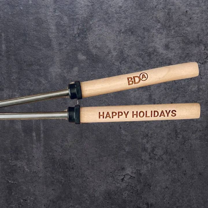 Wild Larch Creative - Wholesale Outdoor Grill Tools - Souvenirs For Corporate Events Custom S'more Sticks 5