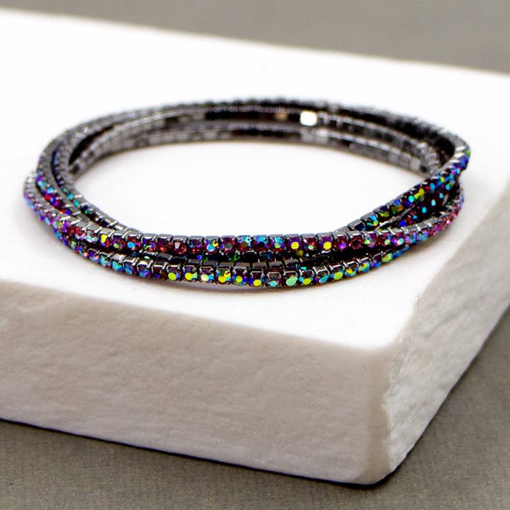 Delicate stretchy bracelet (3 pieces in 1 pack) for wholesale by Tempest Designs