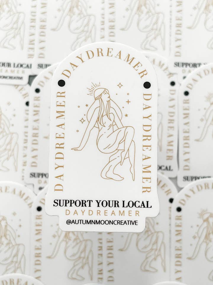 Apoie seu adesivo de sonhador local por atacado de Autumn Moon