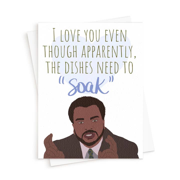 The Darryl Soak Card for wholesale by Queen B Cards