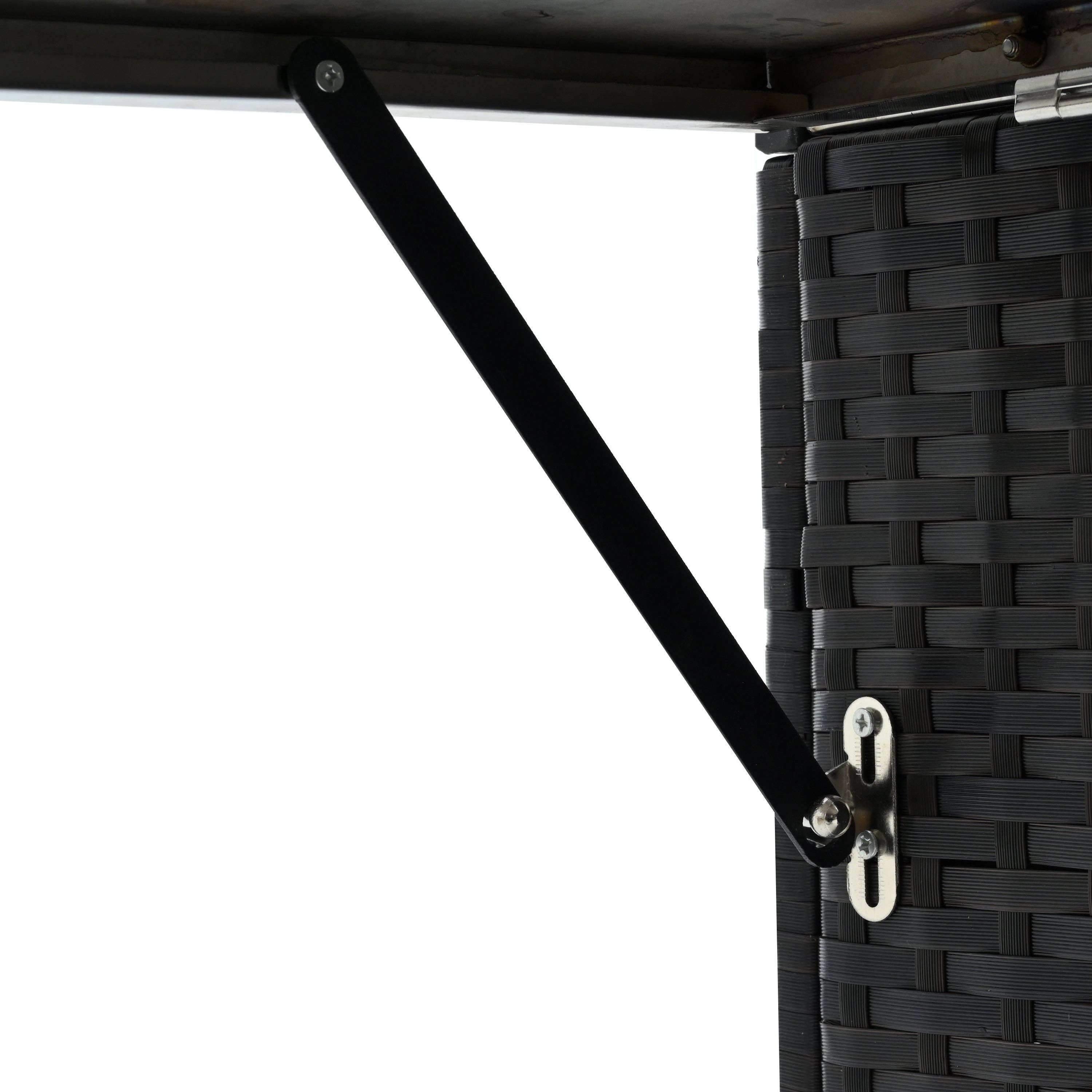 39F Inc. - Vente Outil de gril pour l'extérieur - Chariot de service extérieur avec plateau pliable, armoire de rangement31