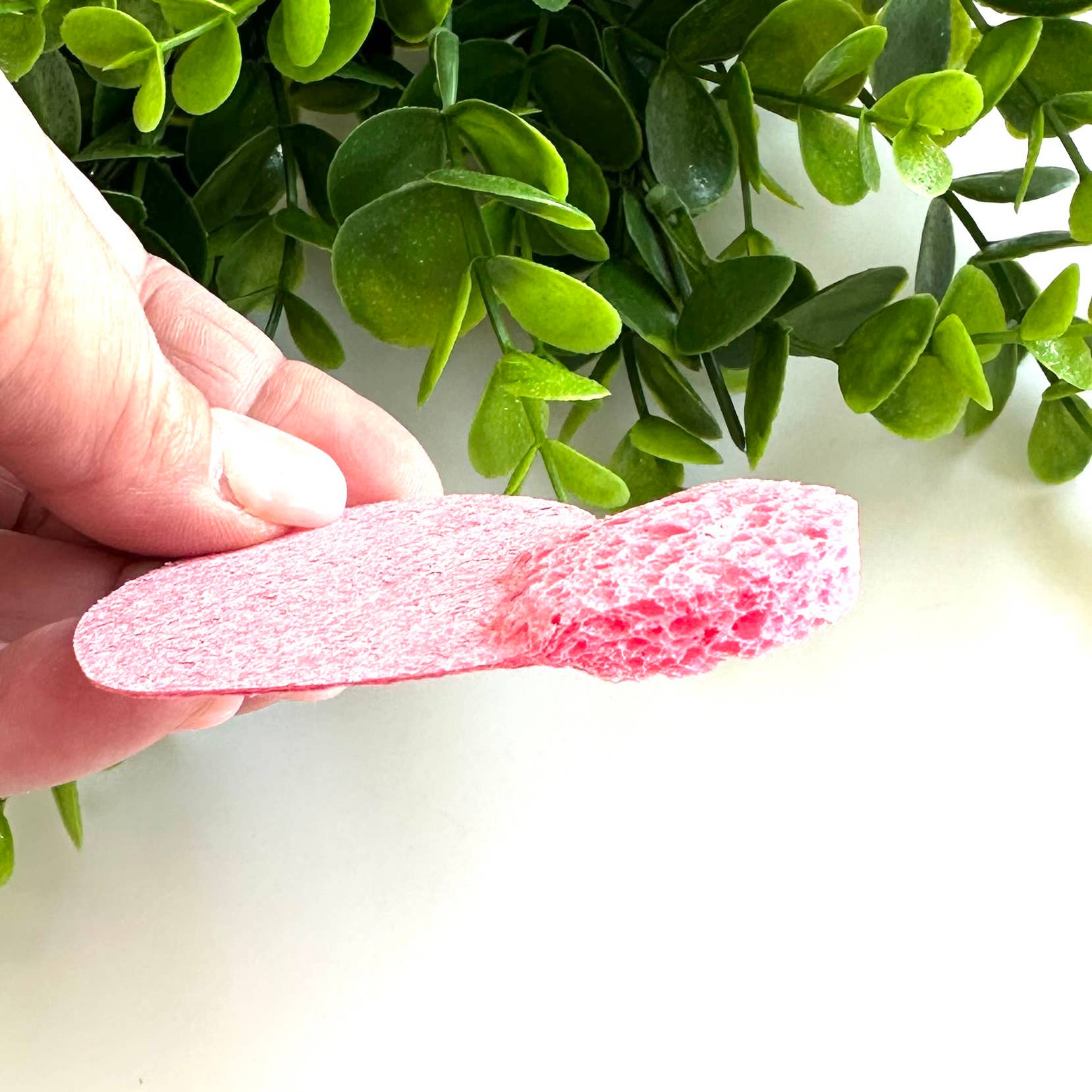 GreenWave – Limpador facial por atacado – Esponjas de limpeza esfoliantes faciais comprimidas de celulose5