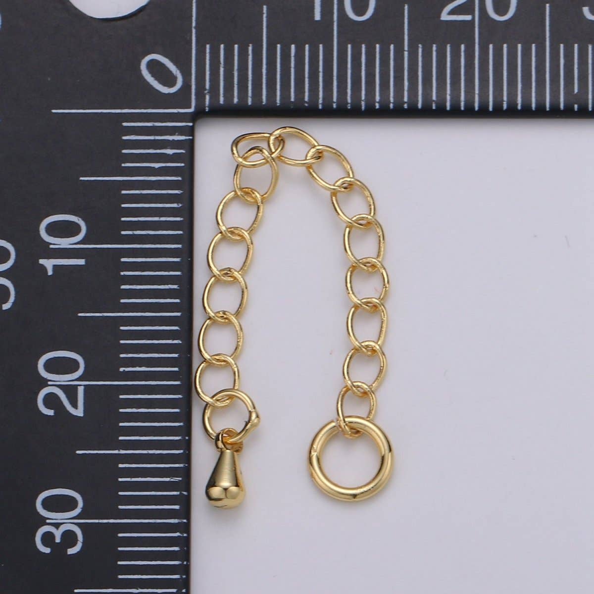 Aim Eternal - Wholesale Craft Supplies - 24K Gold Filled Chain Extender Gold / Silver For DIY Jewelry Making Chain Extender  L-125~L-1284