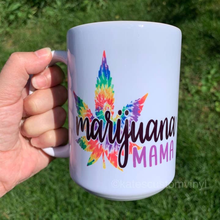 Caneca de Café Marijuana Mama, Amantes de Cannabis, Presentes para a Mãe por atacado de EA DESIGNS
