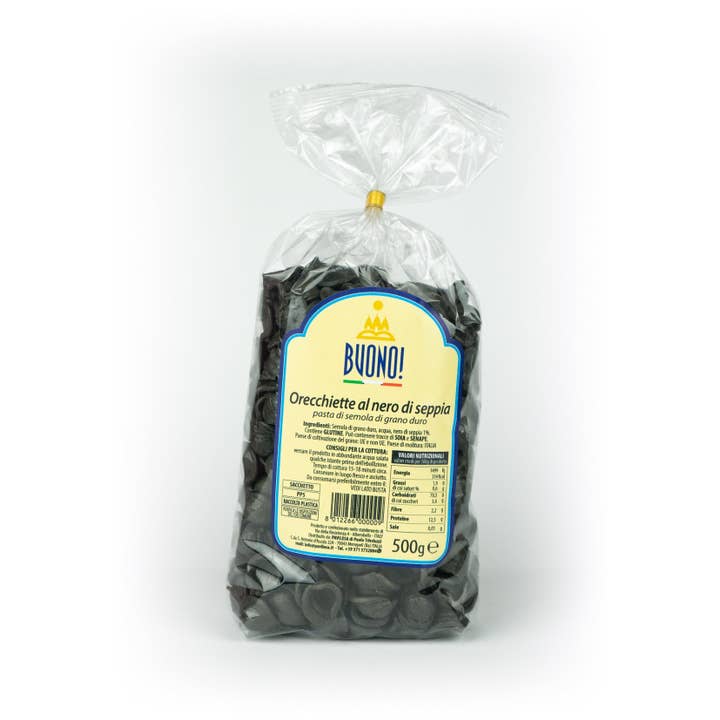 Orecchiette with Squid Ink for wholesale by BUONO!