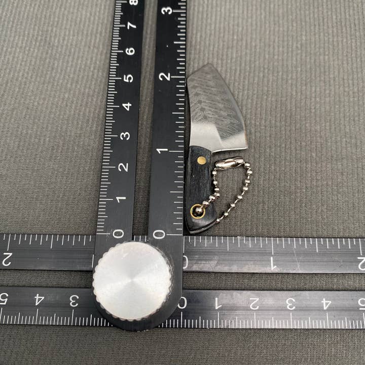 Mio Queena - Wholesale Pocket Knife/Holder - Black Wooden Handle Mini Stainless Steel Knife with Cover5