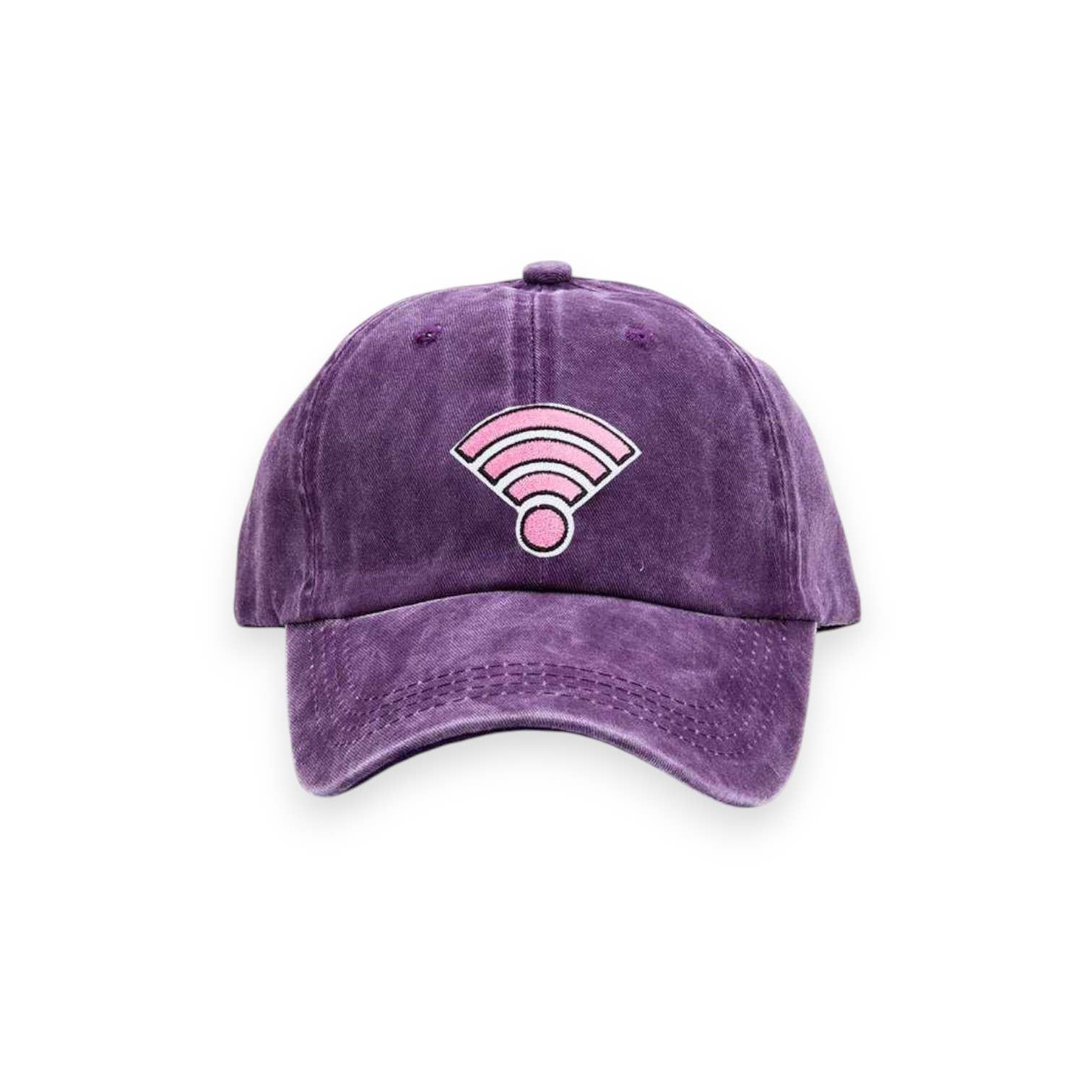 LA Jewelry Plaza - Wholesale Baseball Cap - Women's - Wifi Iconic Patch Vintage Cotton Cap1