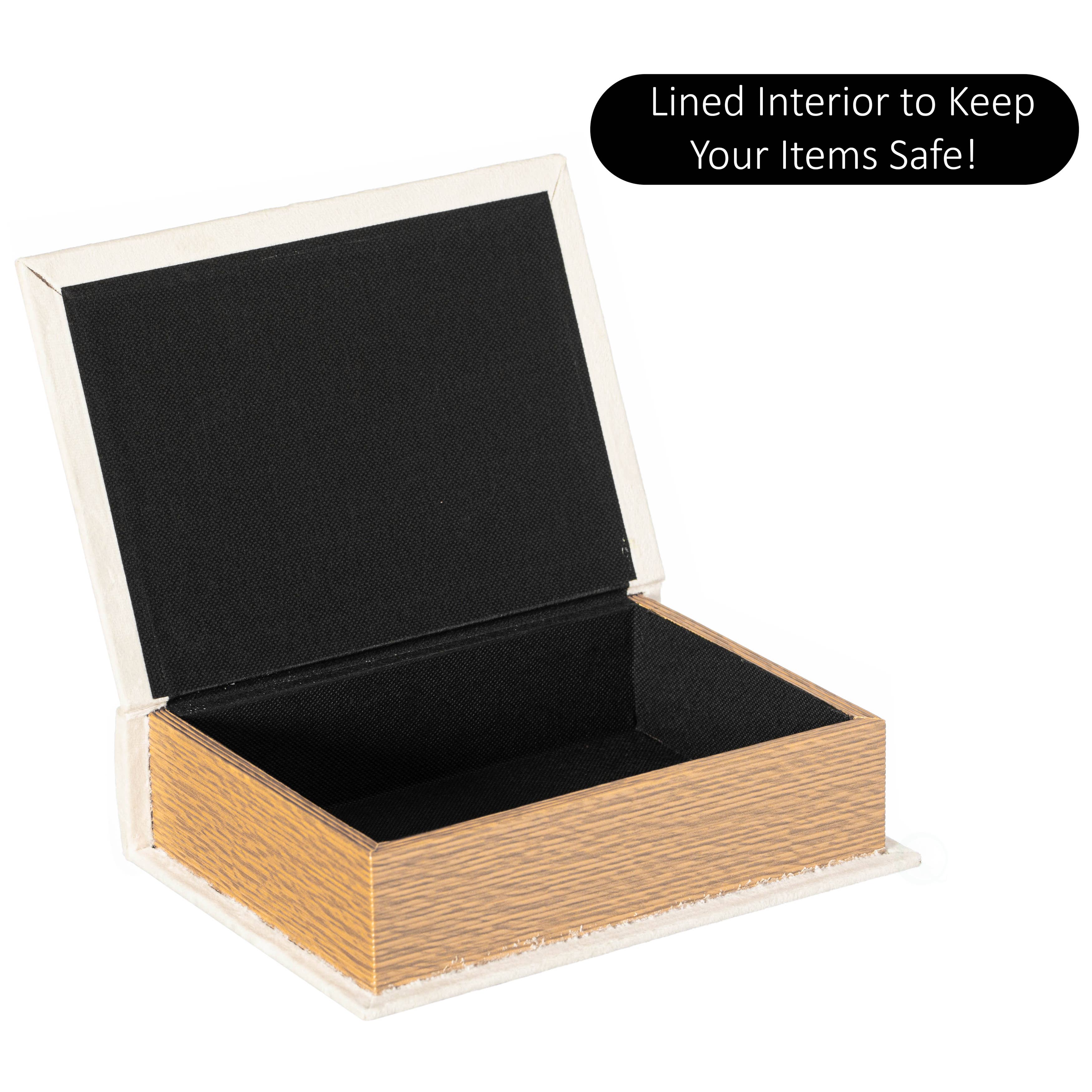 Quickway Imports - Wholesale Jewelry Box/Organizer - Decorative Vintage Book Shaped Trinket Storage Box14