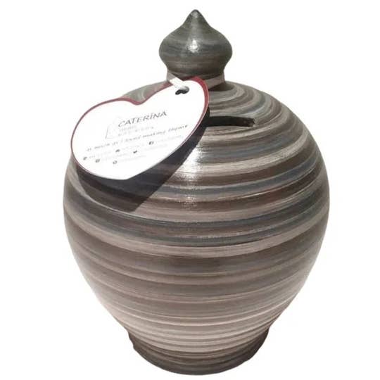 Keramisk sparegris, smadre sparebøsse, sparegris til mænd for engroshandel hos Caterina