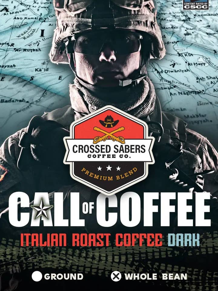 Call of Coffee for wholesale by Crossed Sabers Coffee