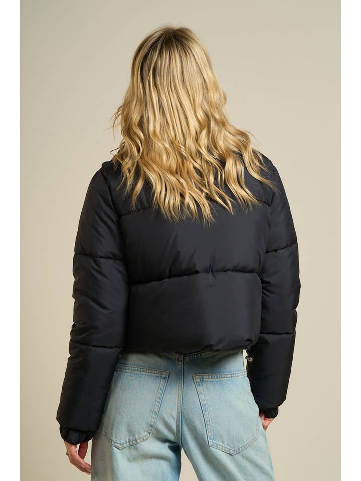 ANWND - Wholesale Puffer Jacket - Women's - 2326-Utility Pocket Puffer Jacket11