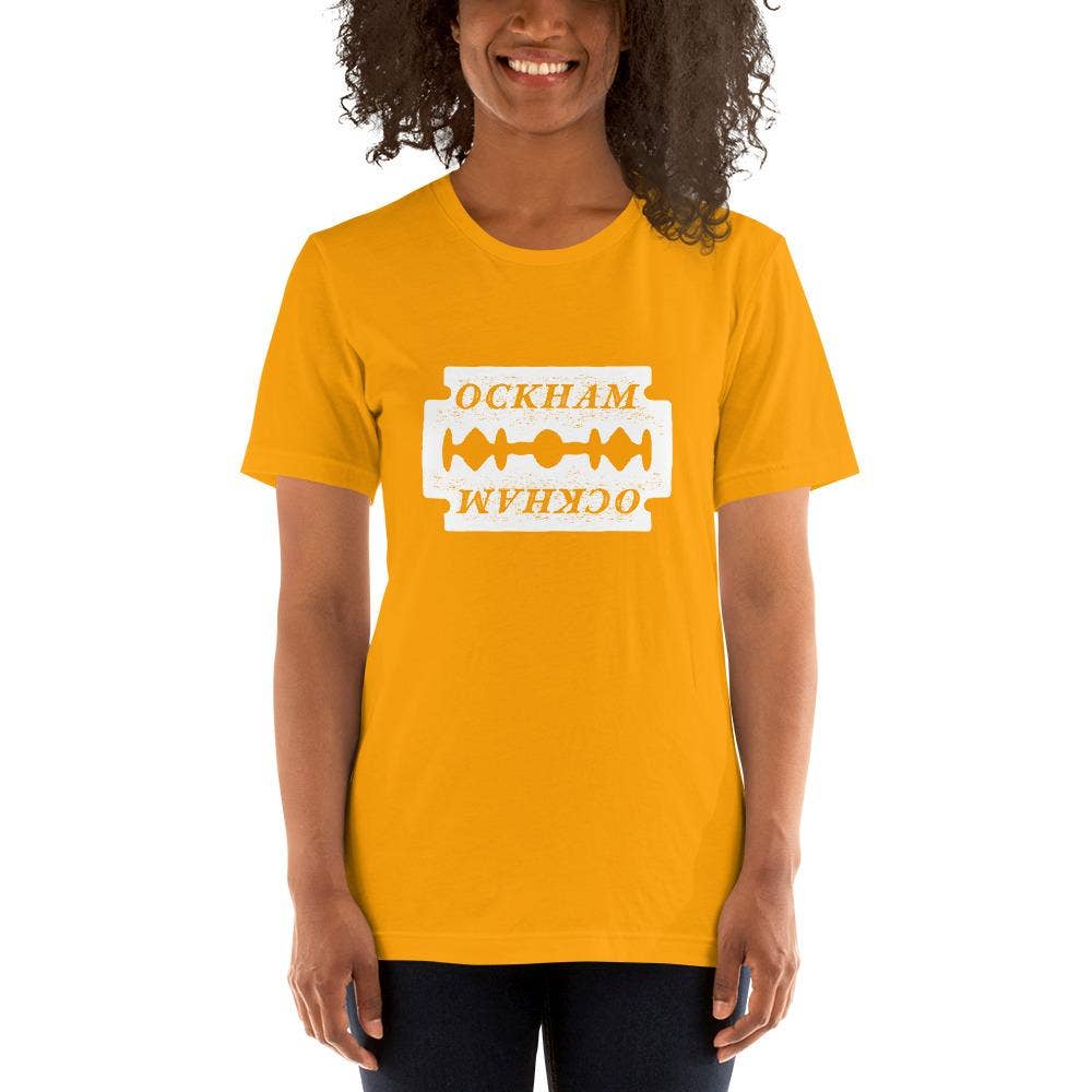 The Philosopher's Shirt – wholesale Screen printed t-shirt – unisex – Ockham’s Razor - Basic T-Shirt9