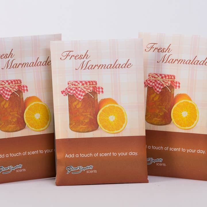Floral Simplicity - Wholesale Sachet - Fresh Marmalade (Orange) Scented Sachet1