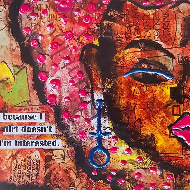 Witty Flirty Postcard Set for wholesale by Designs on Tiffany