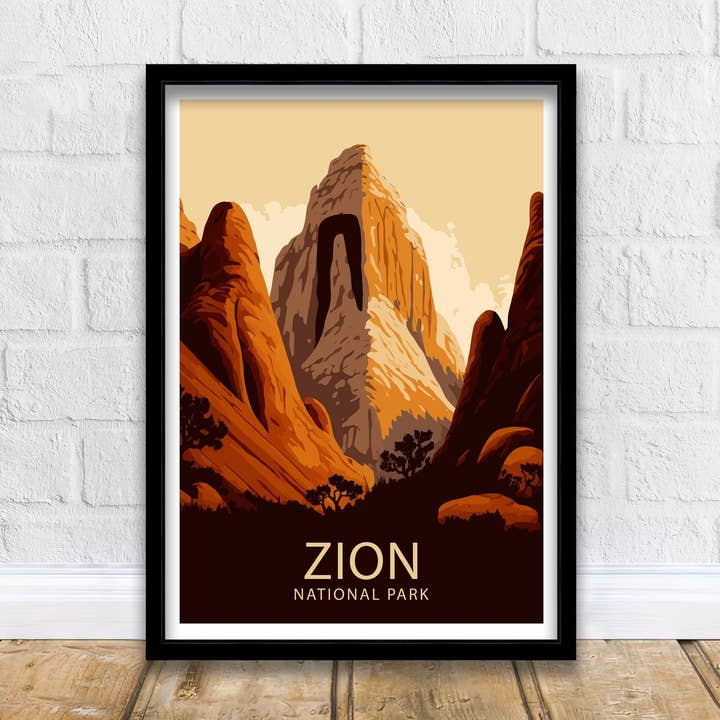 InkNPrintz – wholesale Poster – Zion National Park Art Poster0