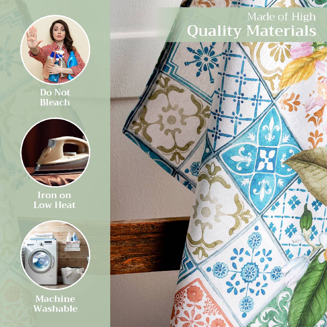 Maison d'Hermine - Design in Every Thread - Wholesale Tea Towel - Kitchen Towels 100% Cotton - Set of 3 - Agrume2