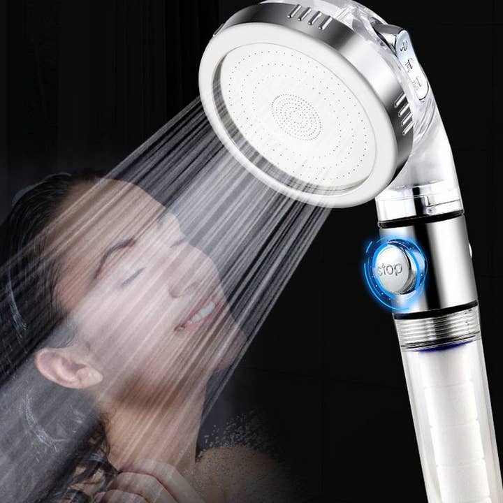 ACCITY - Wholesale Shower Head - THREE-SPEED WATER FILTER SHOWER HEAD WITH BOOSTER_CWASC170311