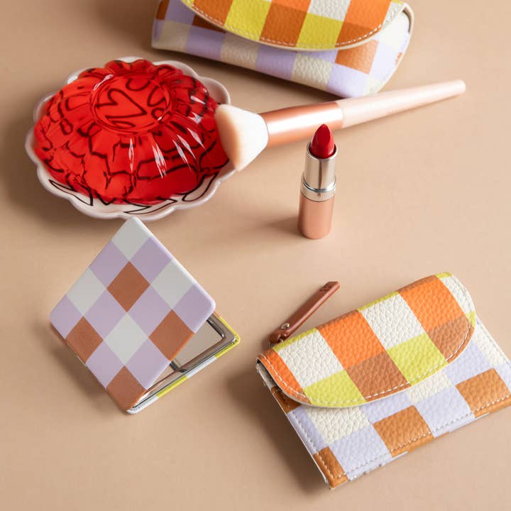 Caroline Gardner - Wholesale Coin purse – Women’s - Multi Check Cardholder Coin Purse4