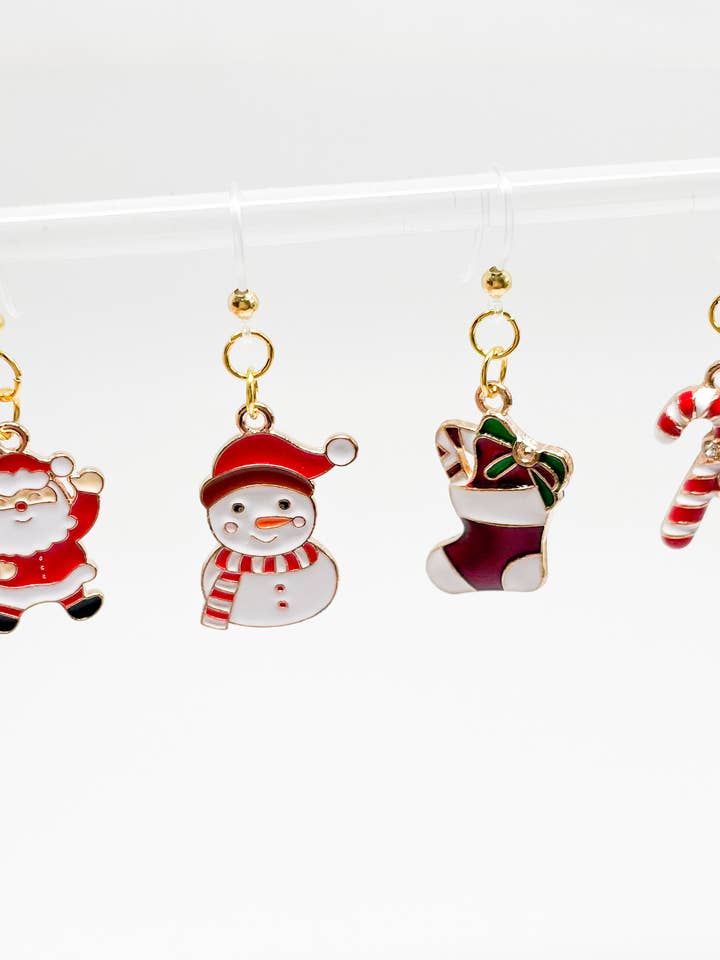 Dangle Earrings - Classic Christmas for wholesale by Shantiques Mini Creations