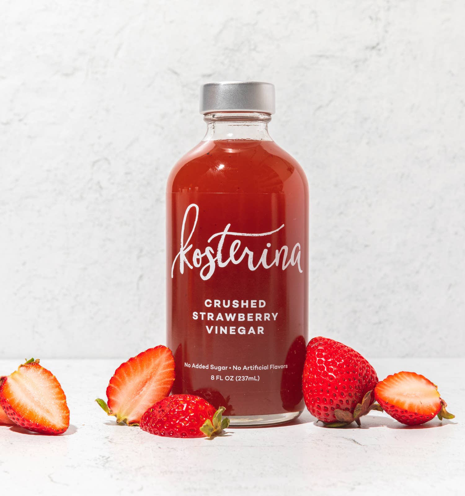 Kosterina - Wholesale Vinegar - Crushed Strawberry Vinegar (8oz)