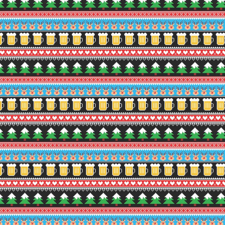 Stesha Party - Wholesale Flat Wrap - Ugly Sweater Christmas Gift Wrapping Paper