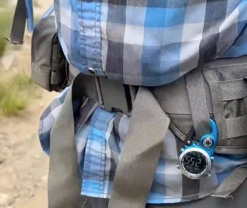 Dakota (Dakota Watch Company) - Wholesale Wrist Watch - Men's - Dakota Digital Clip – Men’s Pocketwatch, Blue3