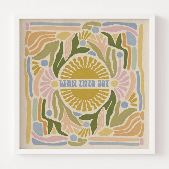 The SoulShine Co. – Großhandel Kunstdruck – Lean Into Joy - Drucken0