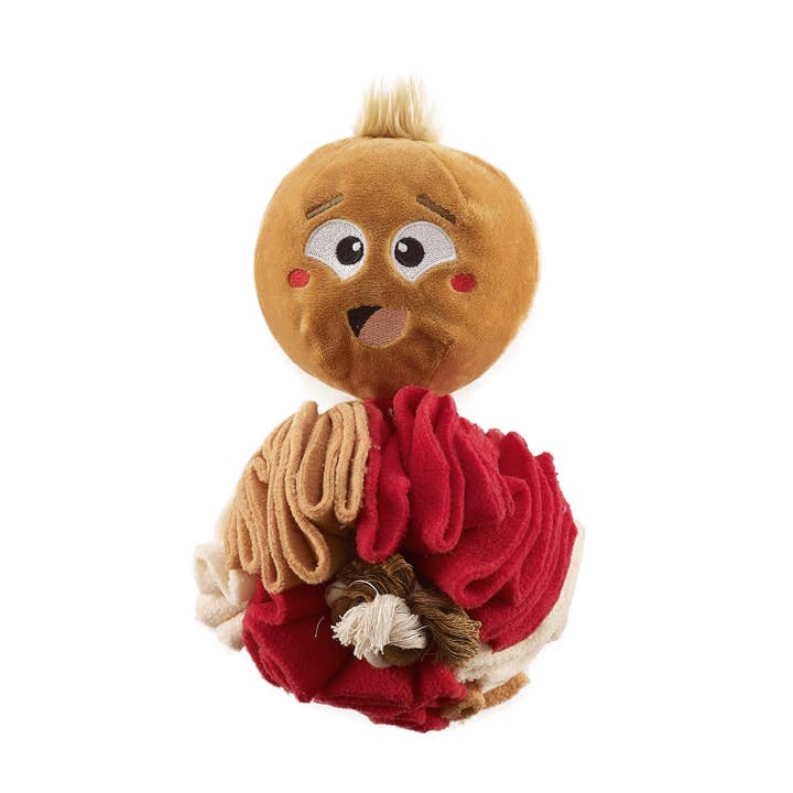 Nina Ottosson Stuff N' Snuffle Gingerbread Man Dog Toy for wholesale by Pet Palette Distribution