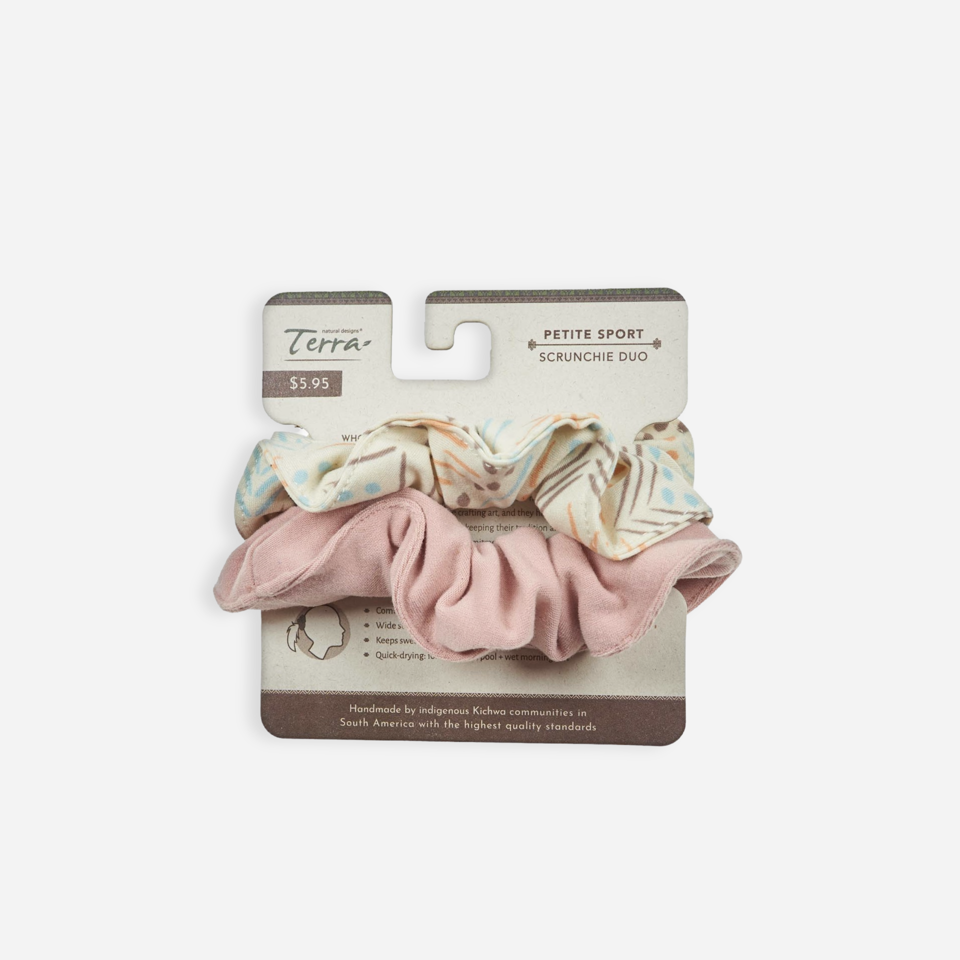 Terra Natural Designs – wholesale Scrunchie - Women’s – Petite Sport Scrunchie Duo9
