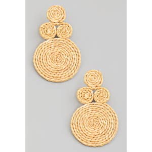 Raffia 2025 earrings wholesale