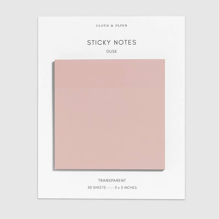 Cloth & Paper - Wholesale Sticky Notes - Transparent Sticky Notes4