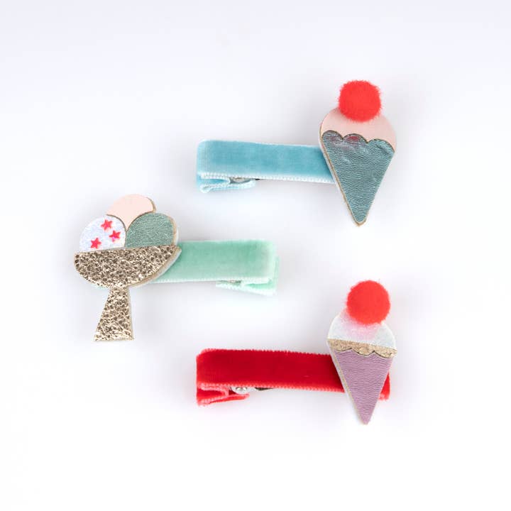 Meri Meri - Wholesale Hair Clip - Kids - Ice Cream Hair Clips