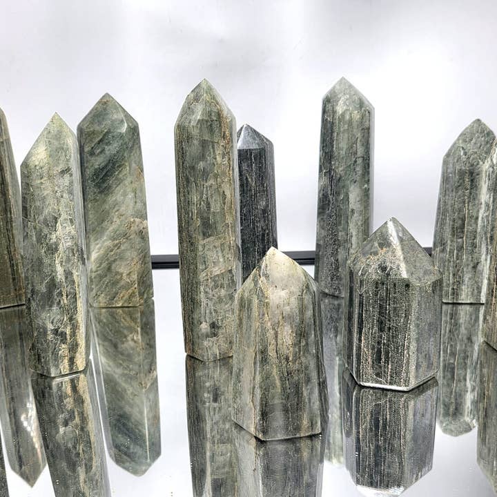 Malagasy Moss Quartz Crystal Prisms/ Towers 500-650g and other Purchase wholesale preserved sheet moss. Free returns & net 60 terms on Faire trending on Faire.