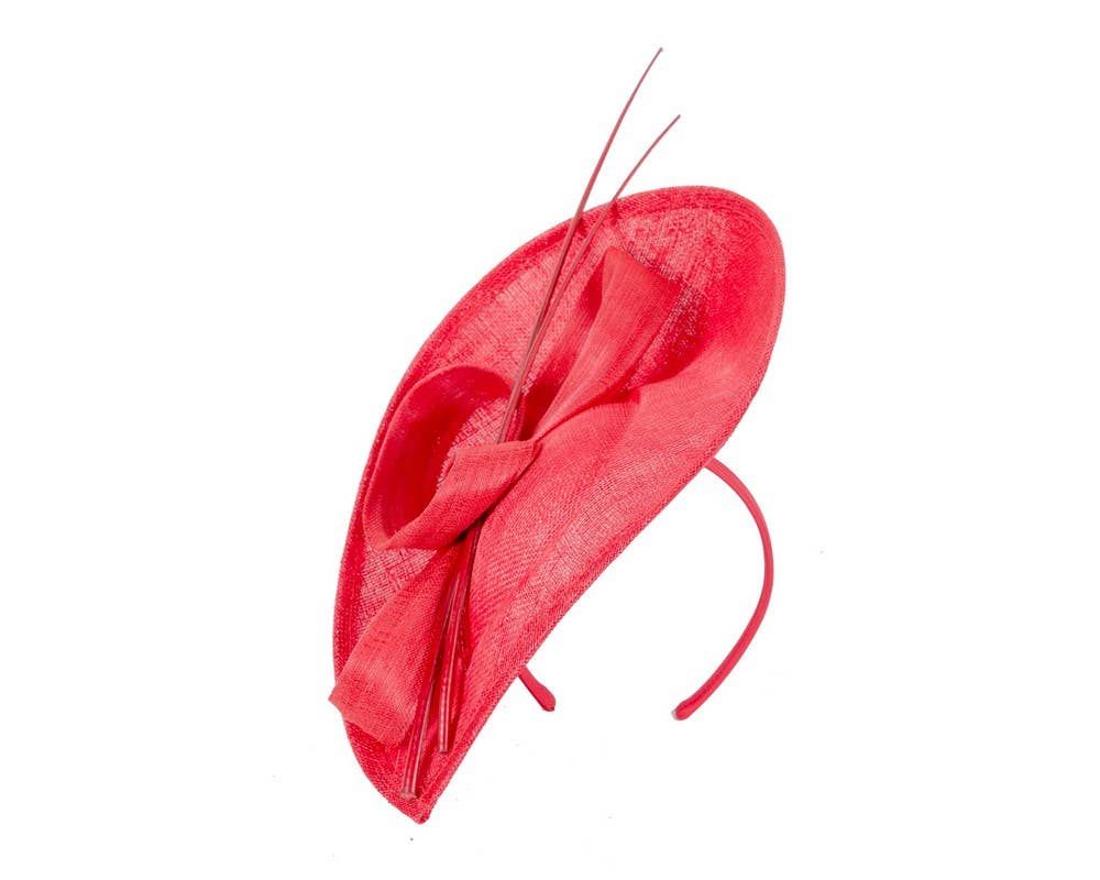 Max Alexander by Cupids Millinery Melbourne - Wholesale Fascinator Hat - Women's - Large sinamay fascinator with loops and feathers15