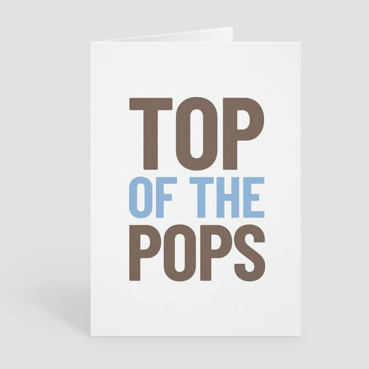 Pops, Vatertagsgrußkarte für den Großhandel von Y Studio