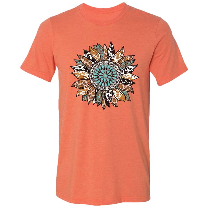 174 Concho Sunflower-Heather Orange for wholesale on Faire