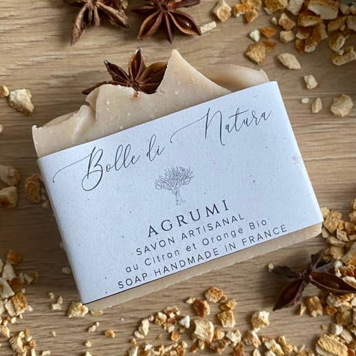 Bolle di Natura - Vendita all'ingrosso Saponette - Agrumi Savon - Sapone marocchino all'argilla e agli agrumi0