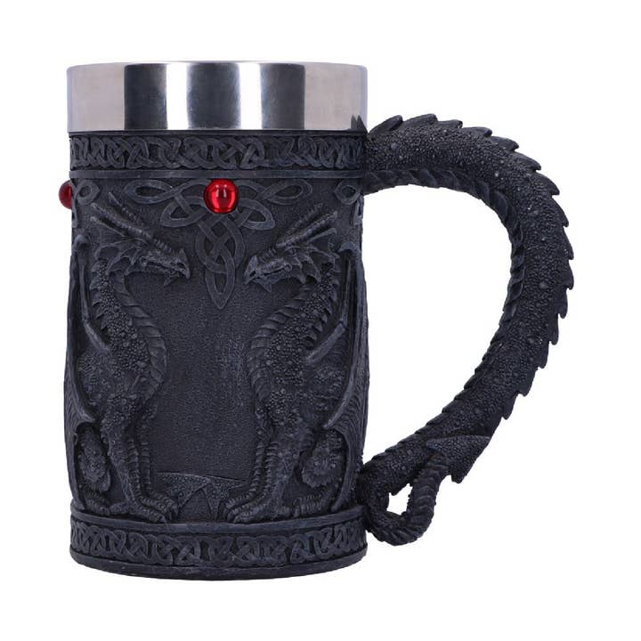 Nemesis Now Becher mit schwarzen Flügeln, 16 cm für den Großhandel von Jactal