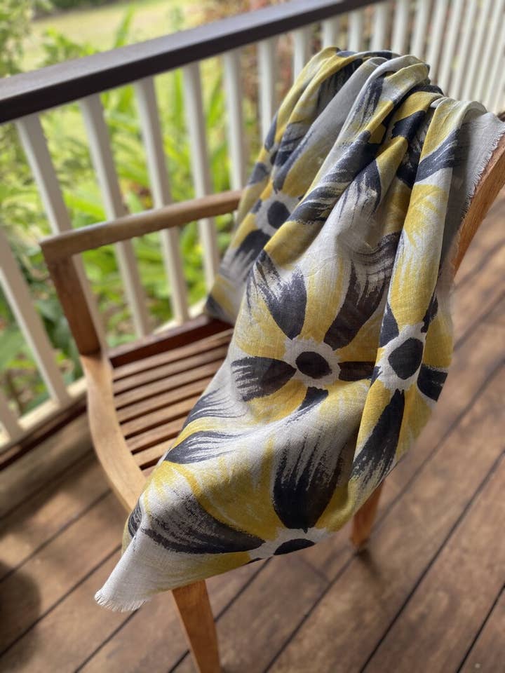 Eyelash - Yellow for wholesale by Indigo Handloom