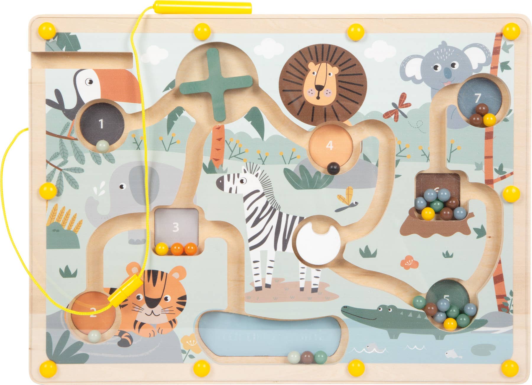 small foot - Wholesale Wood Toy - Kids - Magnetic Maze "Safari" | Toy | Wooden Toy1