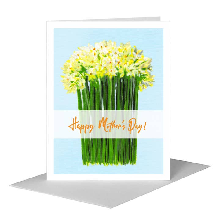 Narciso, Biglietto di Auguri (#7168E) per la vendita all'ingrosso da parte di Printed Canvas