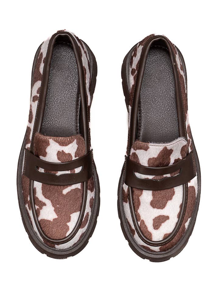 C'M PARIS - Wholesale Loafers - Women's - Classic Chunky Loafer with Lug Sole 77-64710