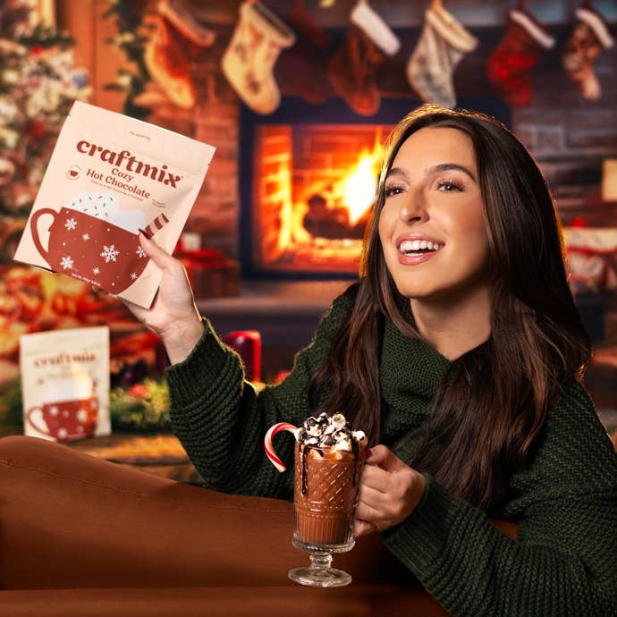 Craftmix - Wholesale Beverage Mix - Cozy Hot Chocolate & Cocktail Mixer - Single Packets