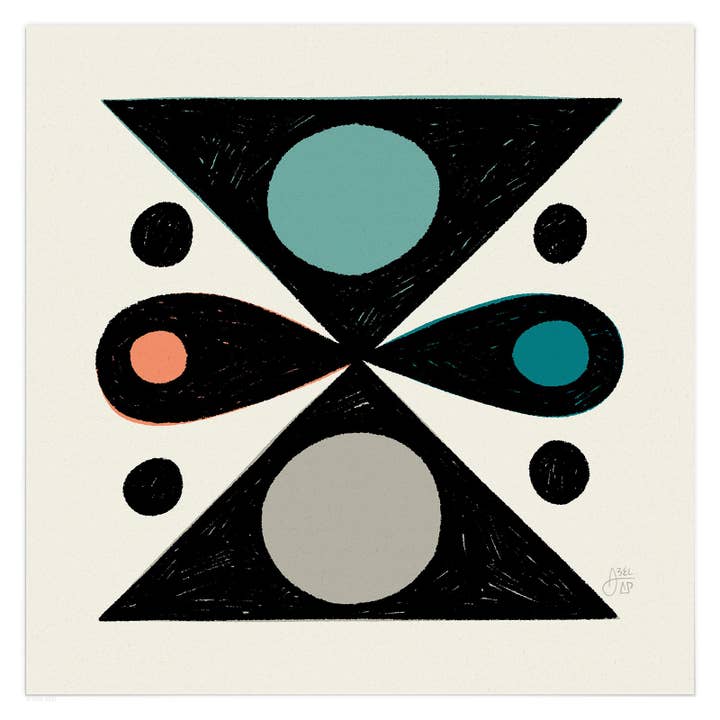 Imprimé « Supernova 01" AP210201 pour la vente par Abstract Pursuits