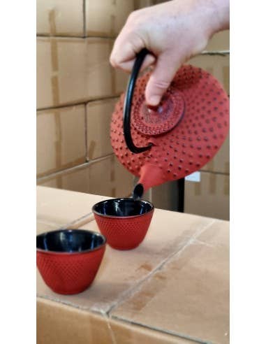 Khla - L'épicerie du Mékong - Wholesale Tea Pot - Red cast iron teapot2