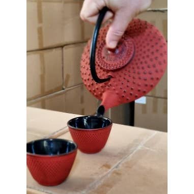 Khla - L'épicerie du Mékong - Wholesale Tea Pot - Red cast iron teapot2