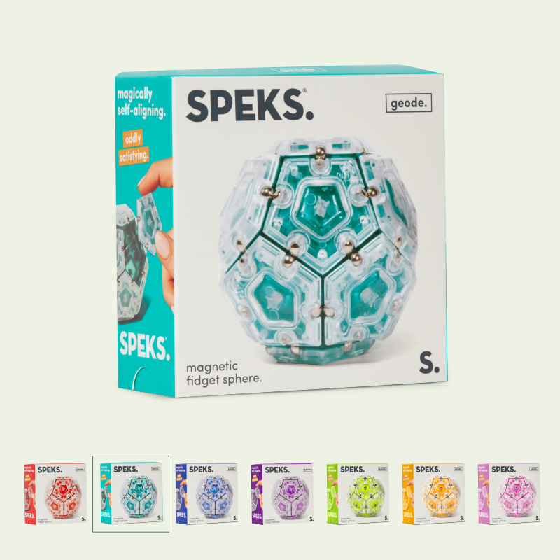 Speks - Wholesale Fidget Toy - Kids - Geode Single Color Case Pack3