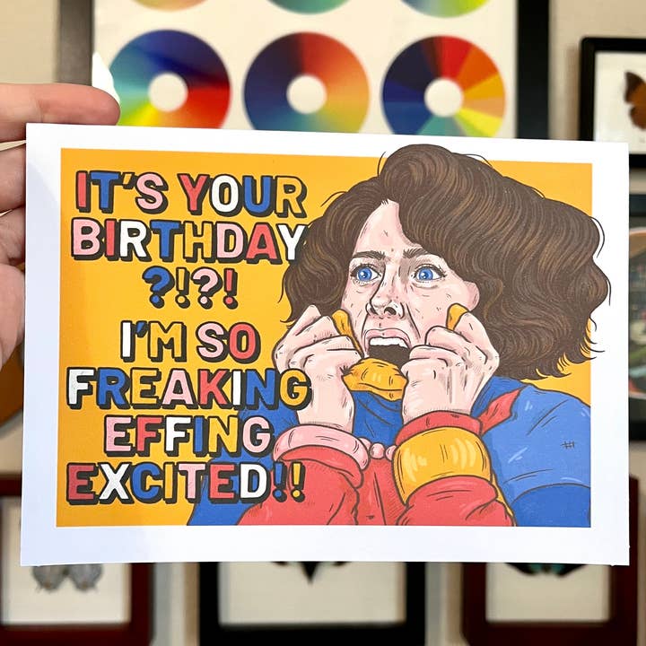 GoochDoods - Wholesale Birthday Card - Kristen Wiig | SNL | Surprise Party | Birthday Card1