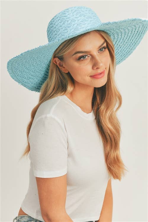 MYS Wholesale Inc - Wholesale Straw Hat - Women's - Solid Summer Floppy Sun Hat27