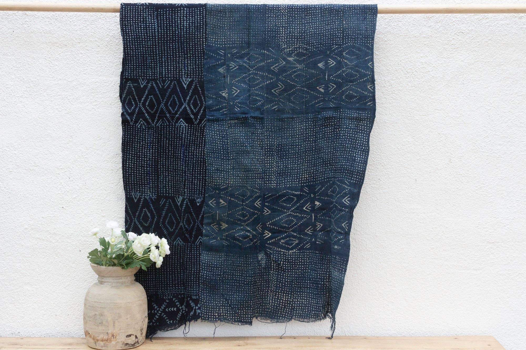 De-cor - Vente Plaids - Toile de boue indigo crépusculaire5